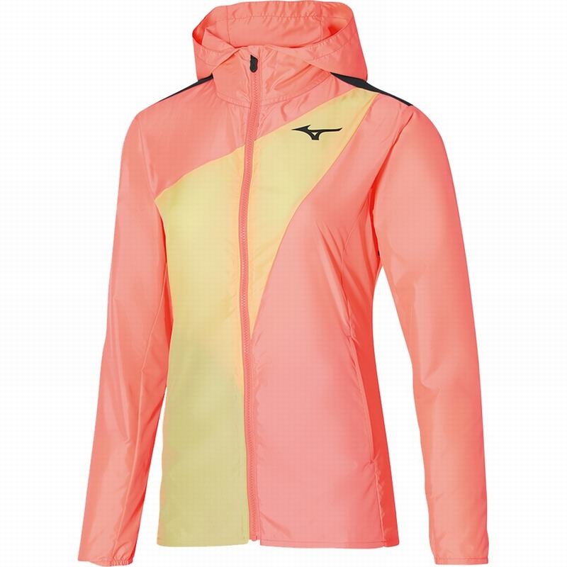 Coral Women\'s Mizuno Release Hooded Jackets | ZXJ197804