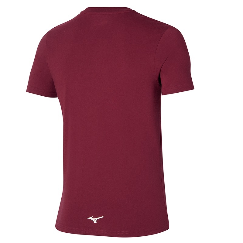 Dark Red Men's Mizuno Athletics Mizuno Tee T Shirts | KBI317548