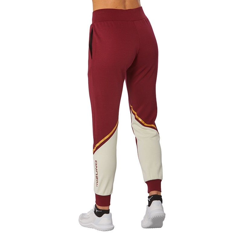 Dark Red Women's Mizuno Athletics Sweat Pants | MUV174968