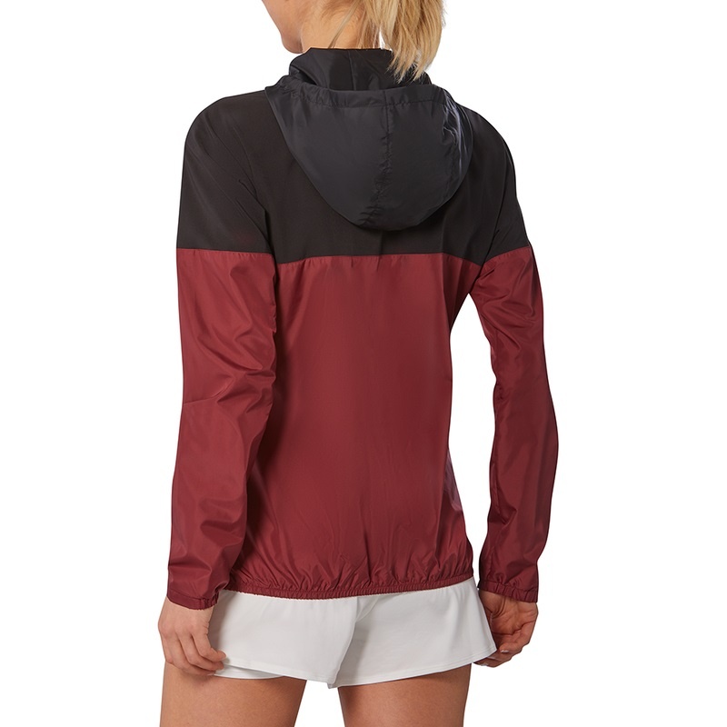 Dark Red Women's Mizuno Hoody Jackets | XHE764583