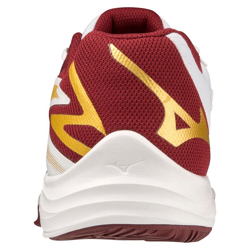 Dark Red / Gold Women's Mizuno Thunder Blade Z Volleyball Shoes | UXZ652413