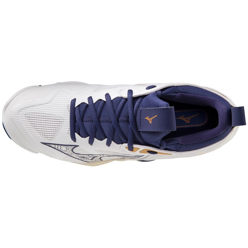 Gold Men's Mizuno Wave Momentum 3 Volleyball Shoes | ZQA438967