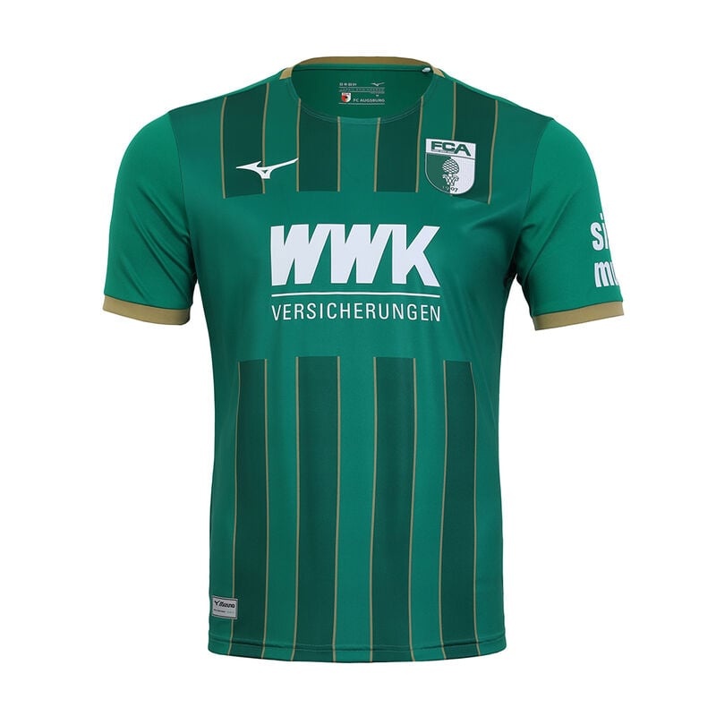 Green Men\'s Mizuno Away Jersey Augsburg M Jersey | TVQ583412