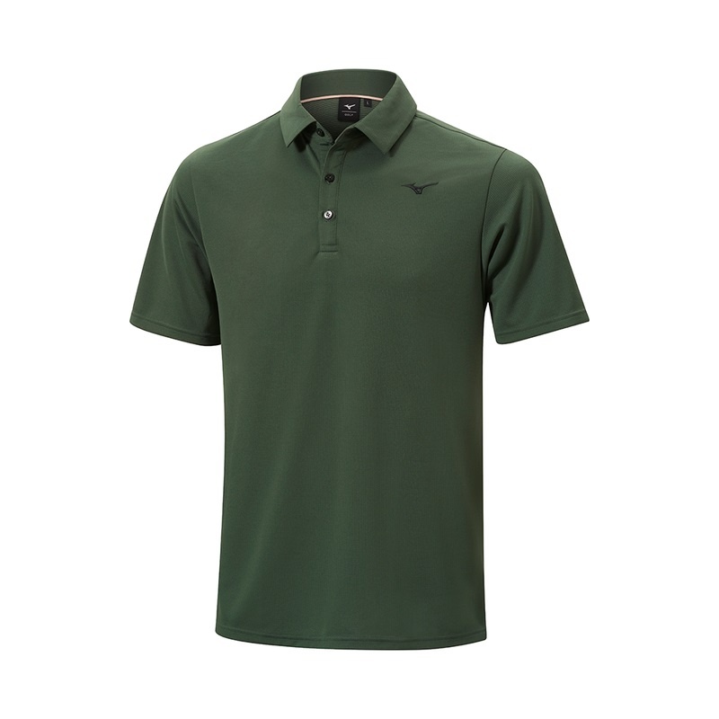 Green Men\'s Mizuno BT Winter Polo | JWF124785