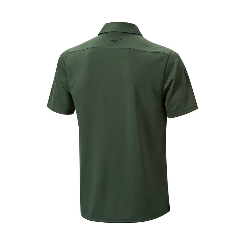 Green Men's Mizuno Breath Thermo Winter Jacquet Polo | JGY907214