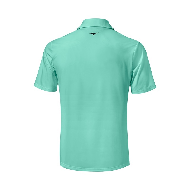 Green Men's Mizuno Elite Fade Polo | ESJ586129