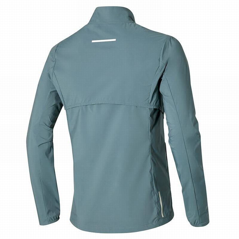 Green Men's Mizuno Premium Warm Jackets | MOF582097