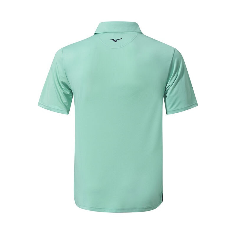 Green Men's Mizuno QD Elite Stripe Polo | OFU139687