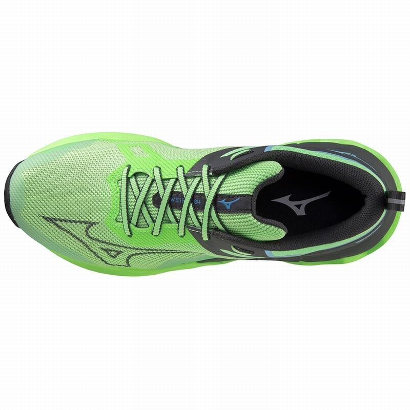 Green Men's Mizuno Wave Ibuki 4 Trail Running Shoes | JAN482163