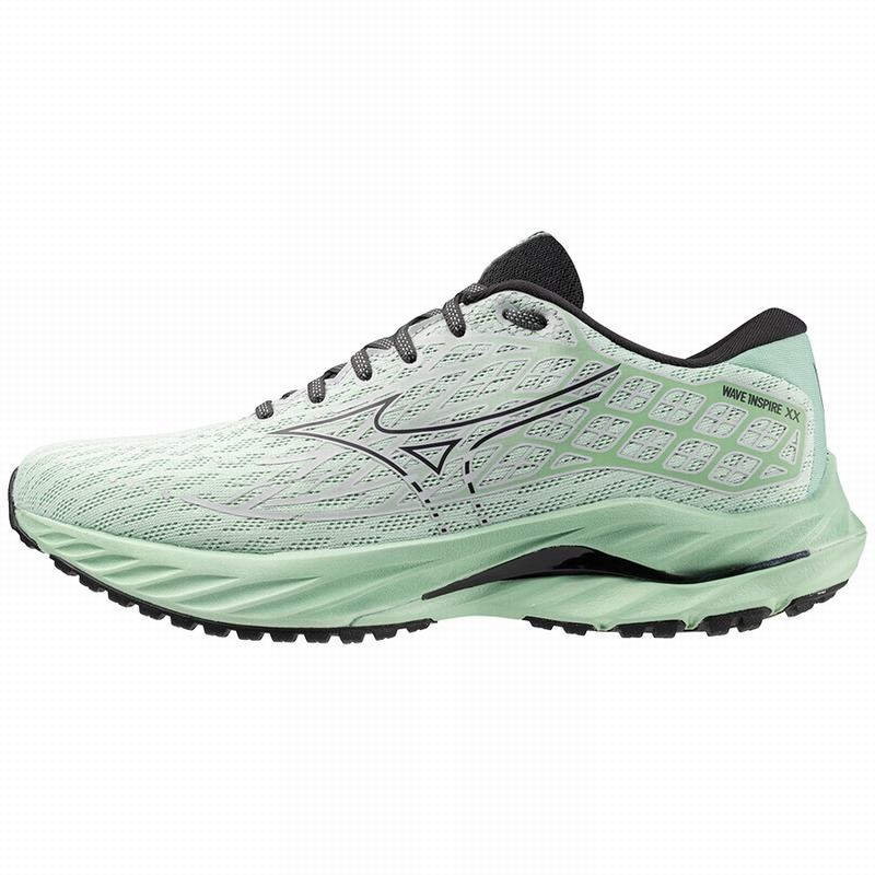 Green Men\'s Mizuno Wave Inspire 20 Running Shoes | KHW972431