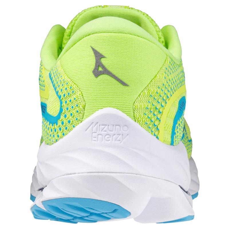 Green Navy Men's Mizuno Wave Rider 27 Running Shoes | AFU256081