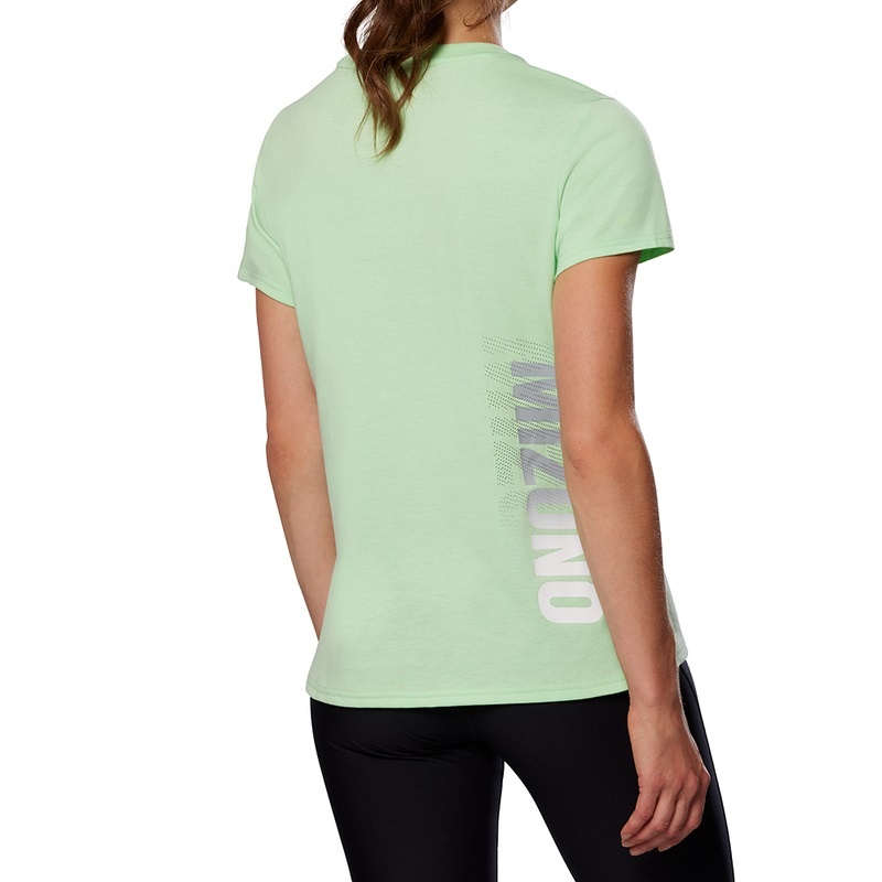 Green Women's Mizuno Tee T Shirts | PCN208163