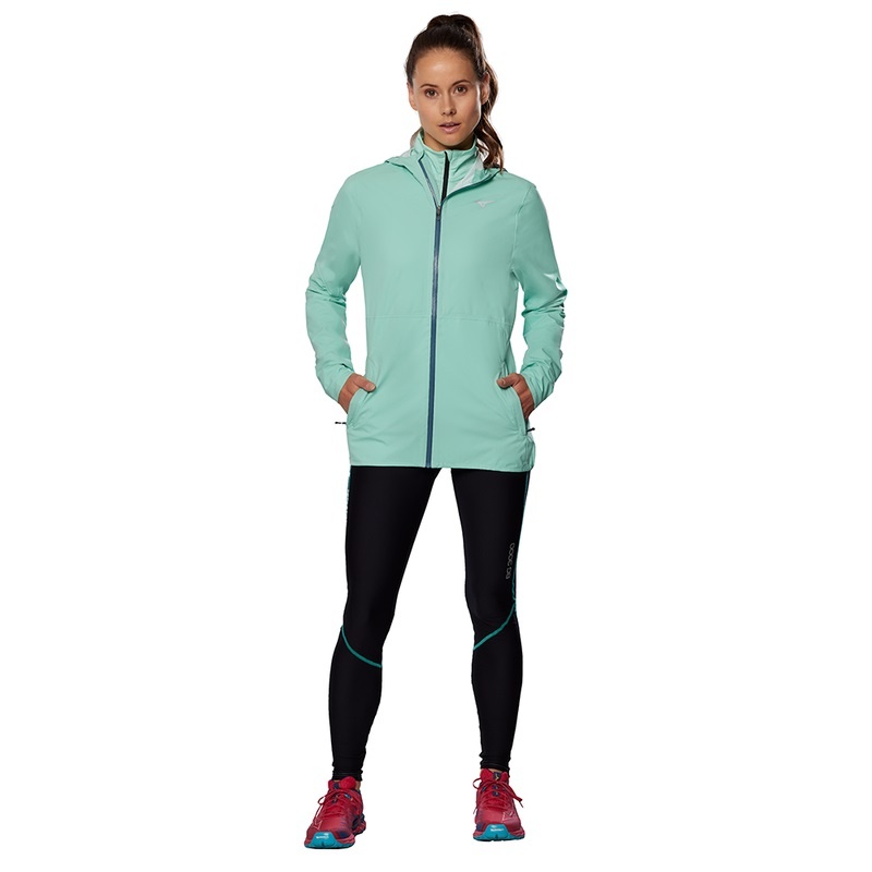 Green Women's Mizuno Waterproof 20K ER Jackets | CTG890413