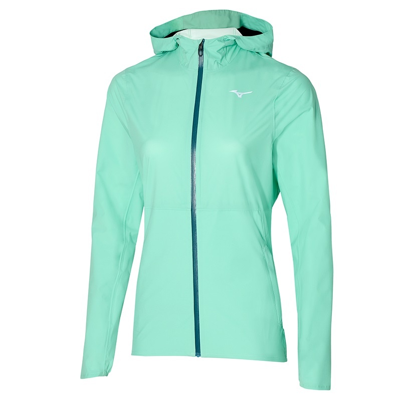 Green Women\'s Mizuno Waterproof 20K ER Jackets | CTG890413