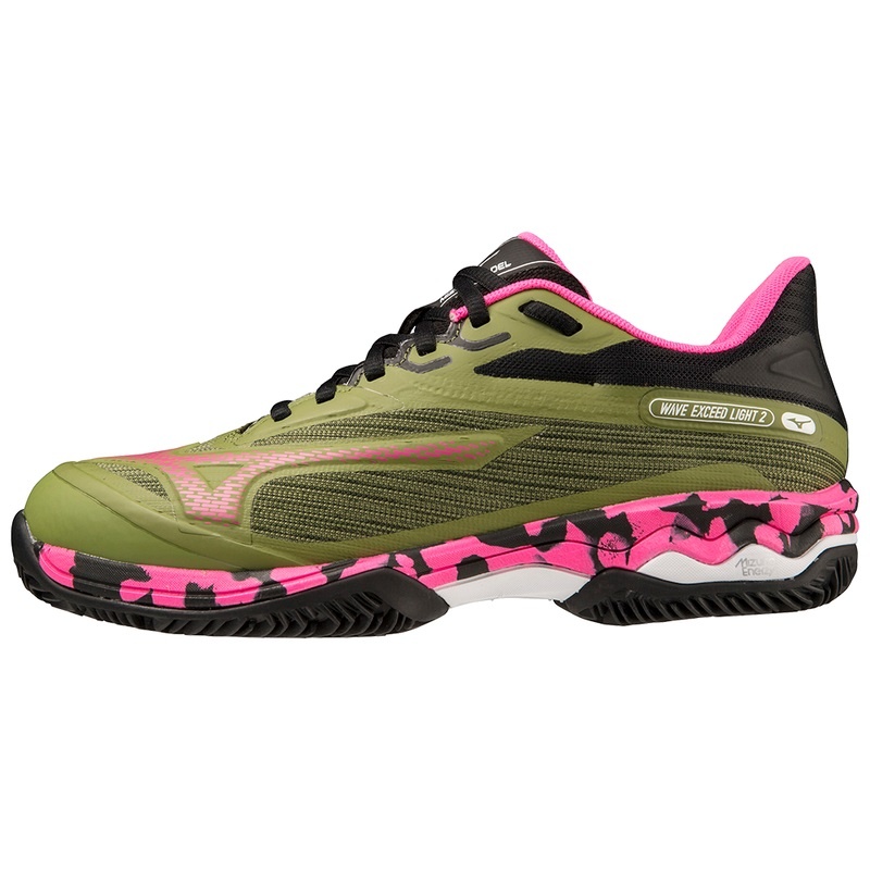 Green / Black Women\'s Mizuno Wave Exceed Light 2 Padel Shoes | TPW021935