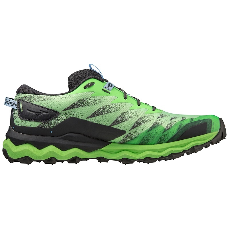 Green / Blue Men's Mizuno Wave Daichi 7 Trail Running Shoes | WVP318046