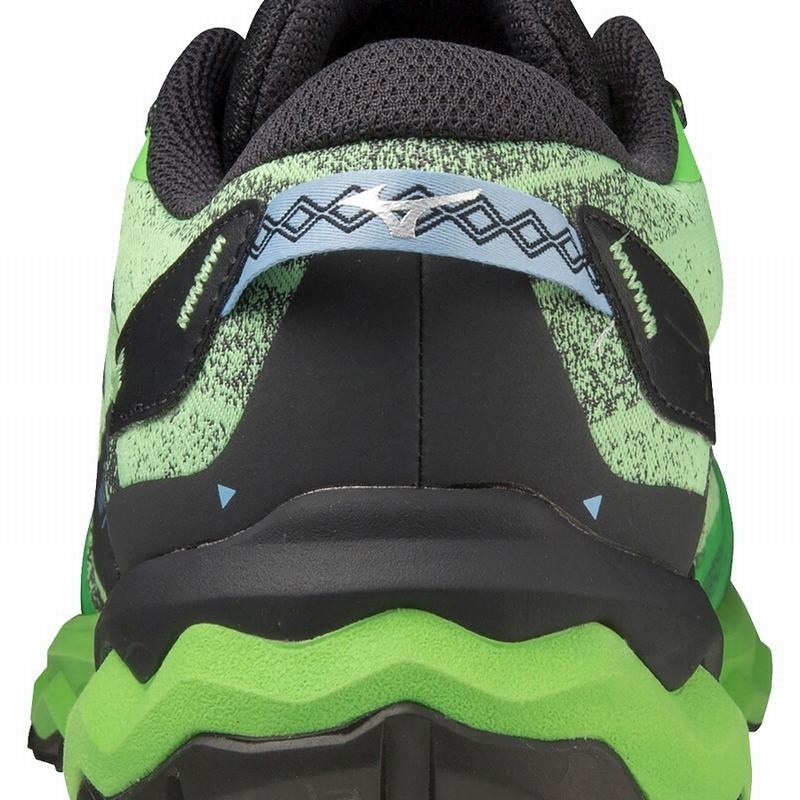 Green / Blue Men's Mizuno Wave Daichi 7 Trail Running Shoes | WVP318046