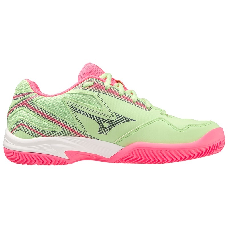 Green / Pink / White Women's Mizuno Break Shot 4 Padel Shoes | EKM506827