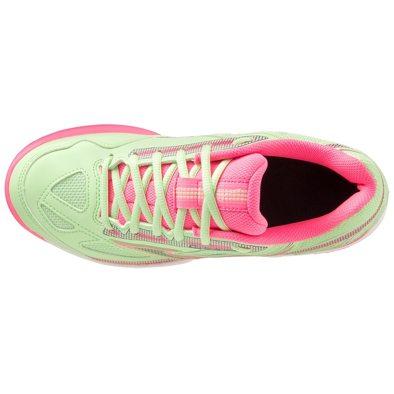 Green / Pink / White Women's Mizuno Break Shot 4 Padel Shoes | EKM506827