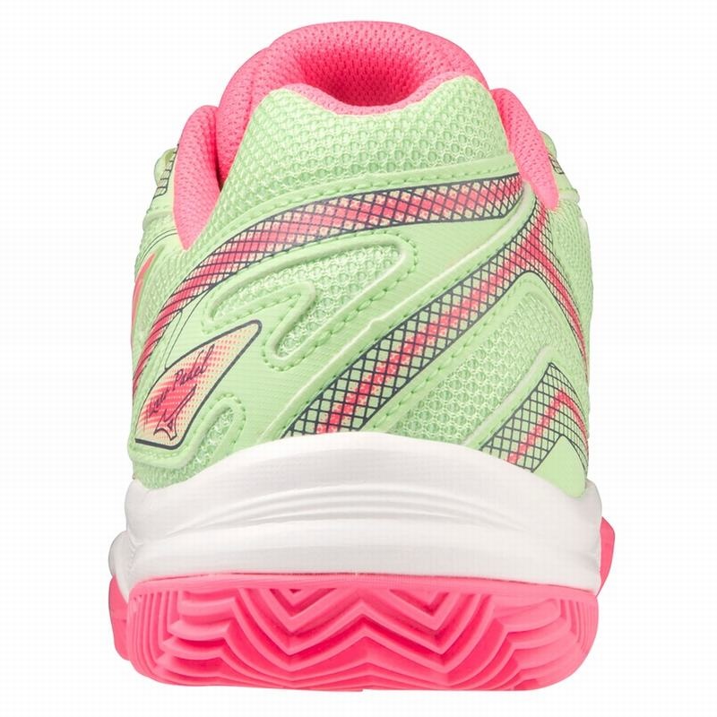 Green / Pink / White Women's Mizuno Break Shot 4 Padel Shoes | EKM506827