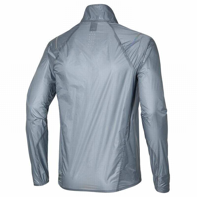 Grey Men's Mizuno Aero Jackets | ROM967218