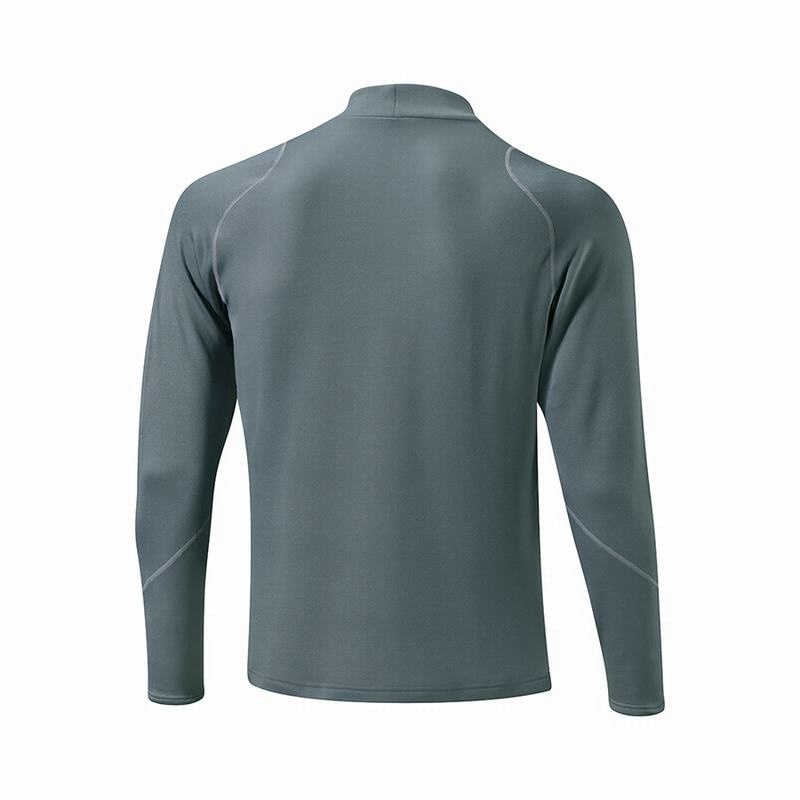 Grey Men's Mizuno Breath Thermo Biogear Base Layer Tops | SWC504697