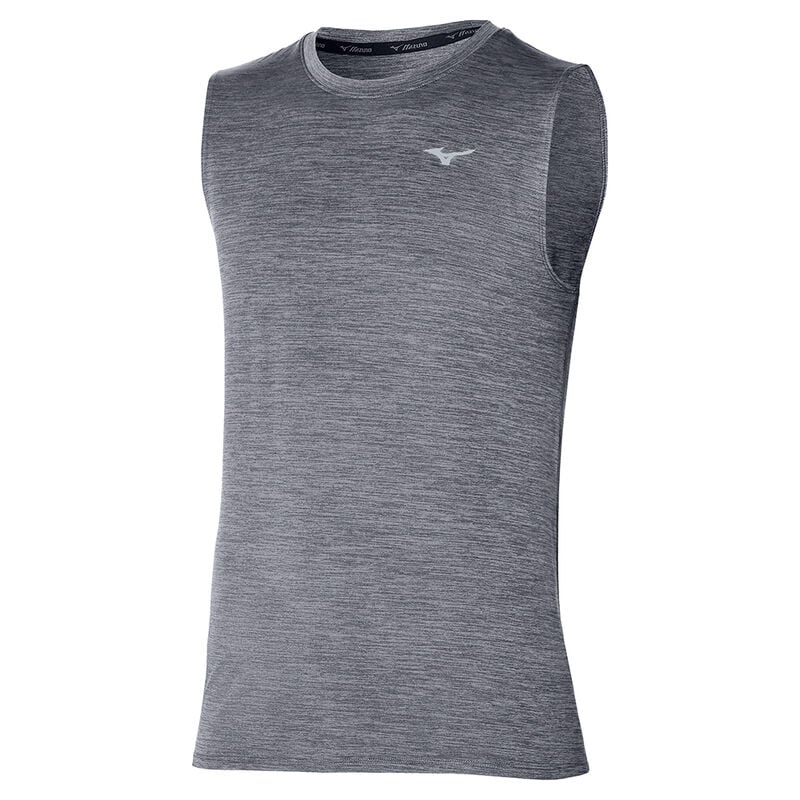 Grey Men\'s Mizuno Impulse Core Sleeveless Tops | LGJ784621