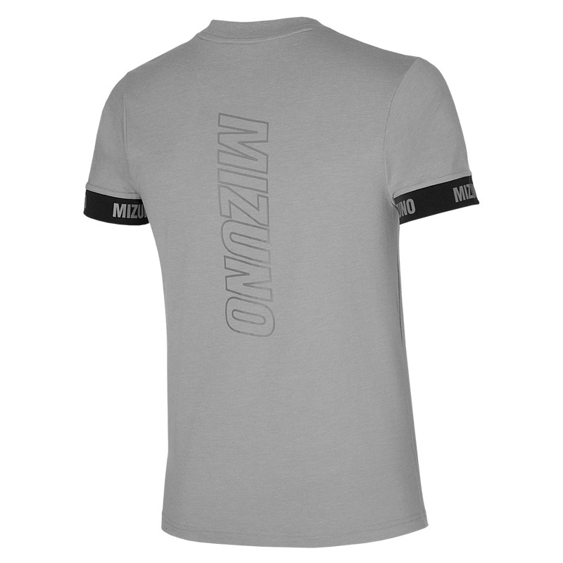 Grey Men's Mizuno Tee T Shirts | AYZ846521