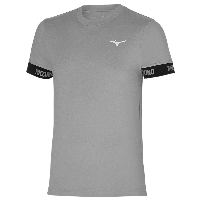 Grey Men\'s Mizuno Tee T Shirts | AYZ846521