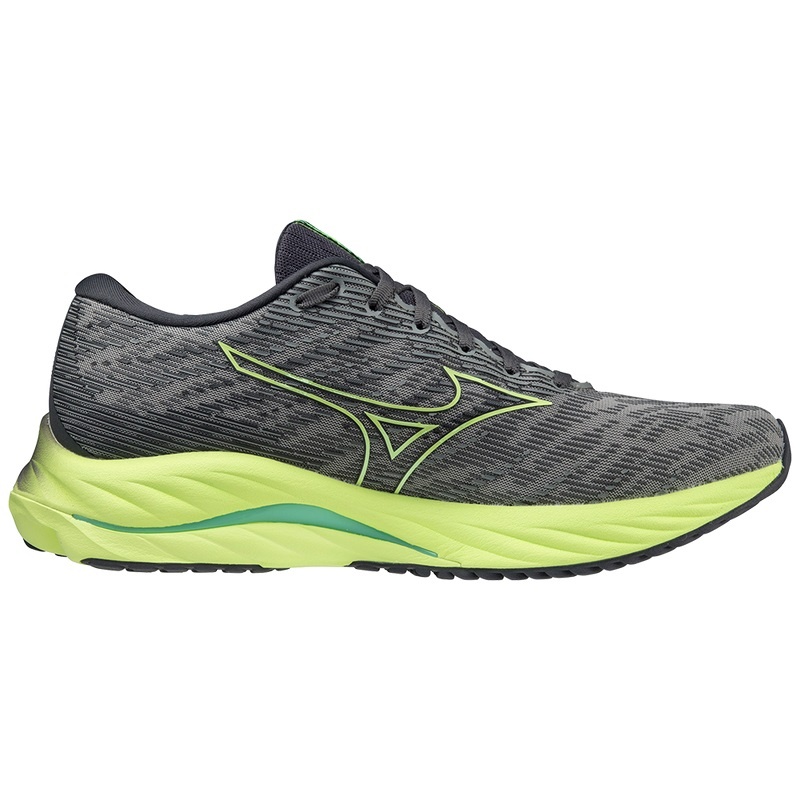 Grey Men's Mizuno Wave Rider 26 Running Shoes | HGY285013