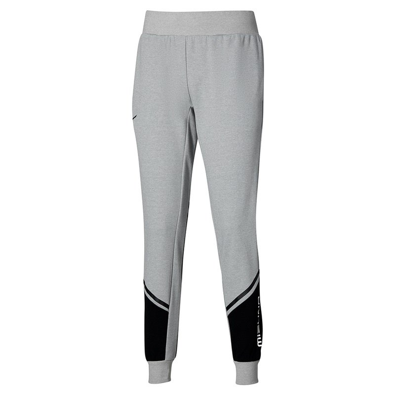 Grey Women\'s Mizuno Athletics Sweat Pants | JAI782365