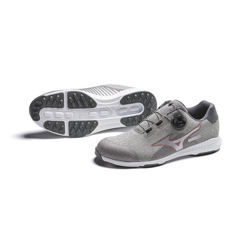 Grey Women's Mizuno Nexlite 008 BOA Ldy Golf Shoes | FQD379042