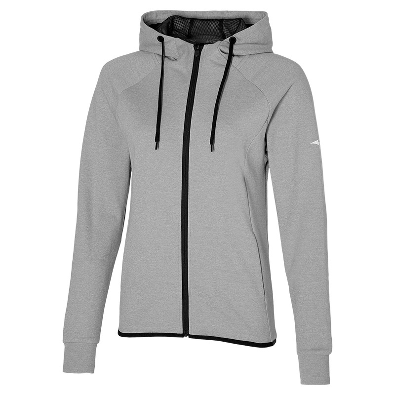 Grey Women\'s Mizuno Rb Sweat Hoodie | KMP570324