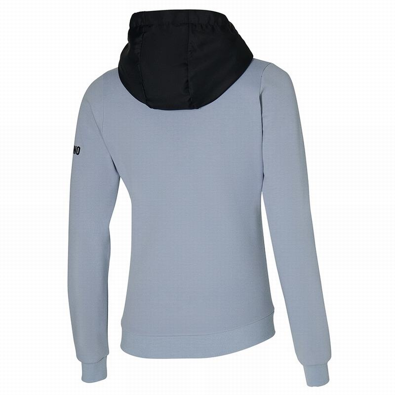 Grey Women's Mizuno Sweat Jackets | HDT485019