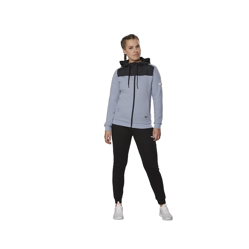 Grey Women's Mizuno Sweat Jackets | HDT485019