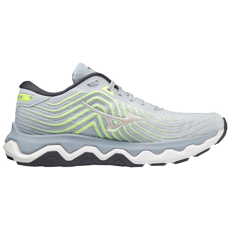 Grey Women's Mizuno Wave Horizon 6 Running Shoes | IHR504968