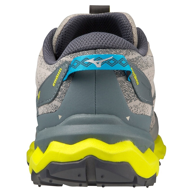 Grey / Blue Men's Mizuno Wave Daichi 7 Trail Running Shoes | SYO478653