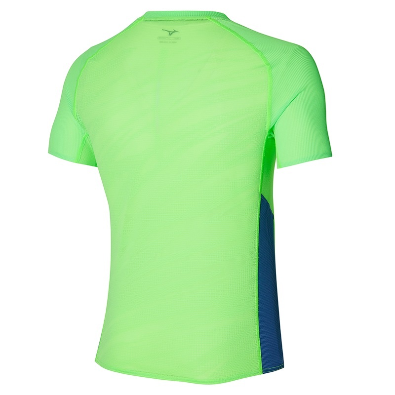 Light Green Men's Mizuno Aero Tee T Shirts | XBR921705