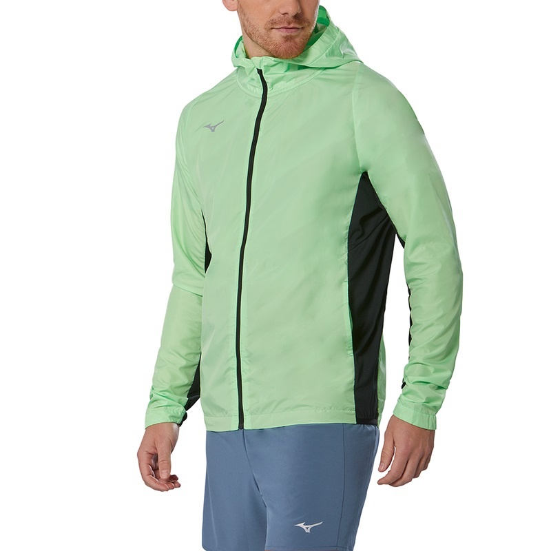 Light Green Men's Mizuno Alpha Jackets | TGR398256