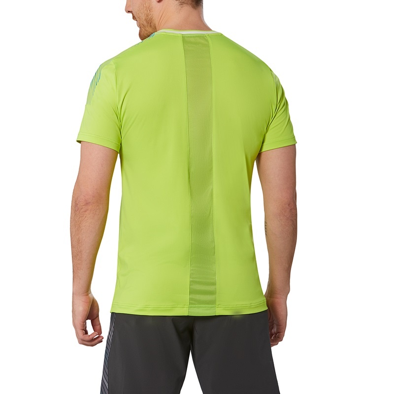 Light Green Men's Mizuno Shadow Tee T Shirts | LGS359084