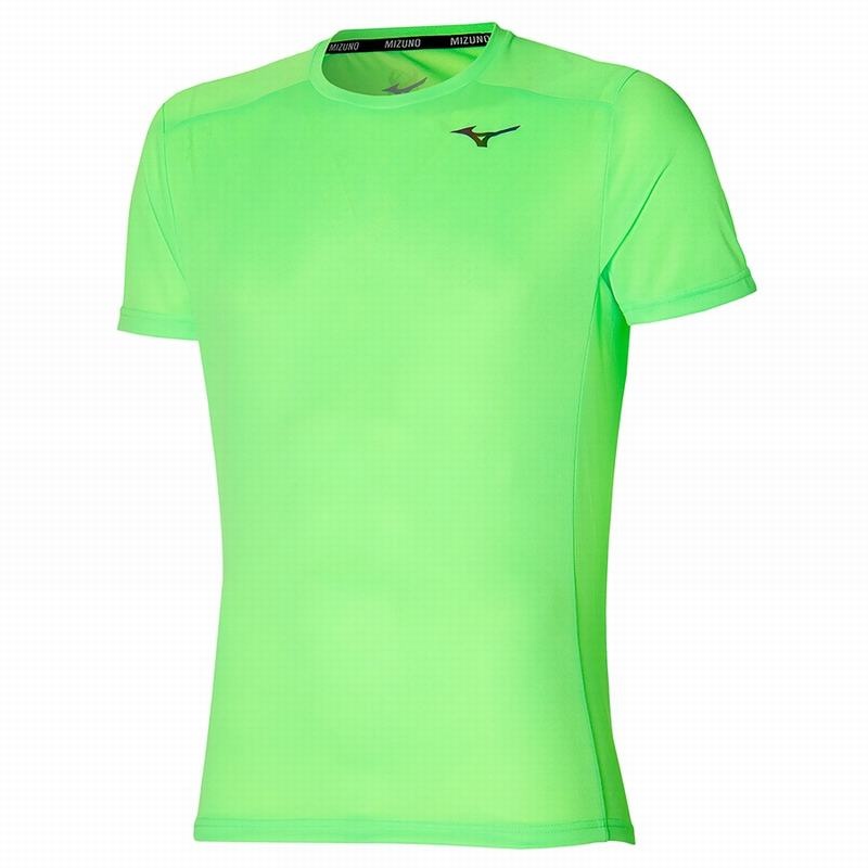 Light Green Men\'s Mizuno Two Loops 88 Tee T Shirts | POC658972