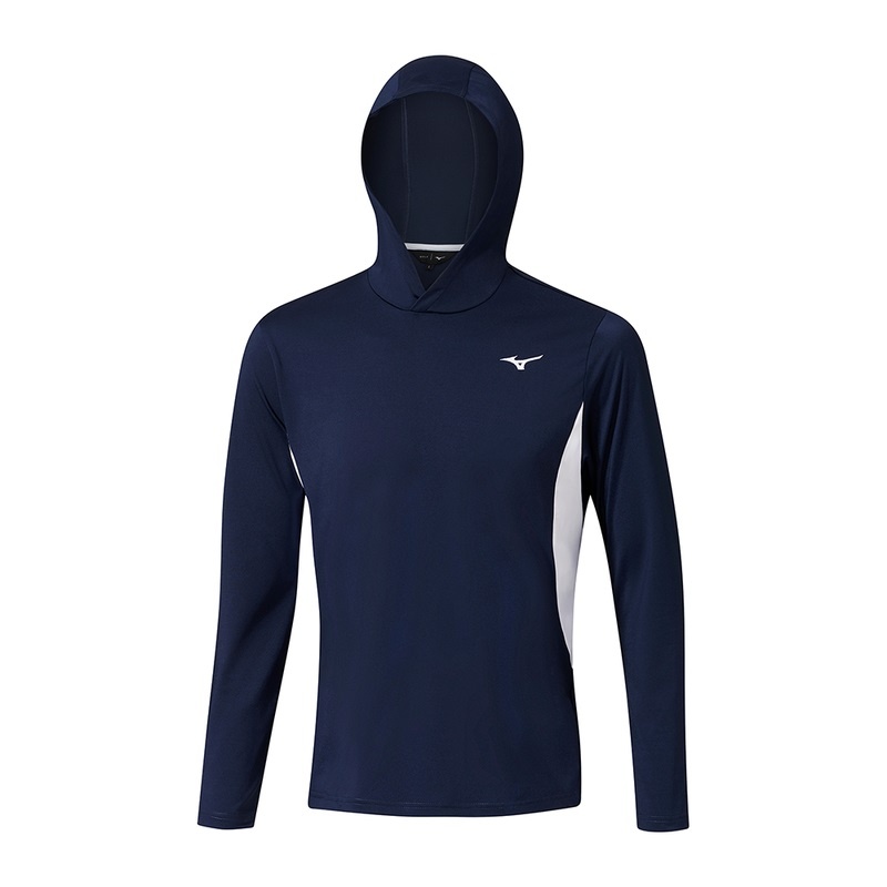 Navy Men\'s Mizuno G-Style Hoodie | LJB892635