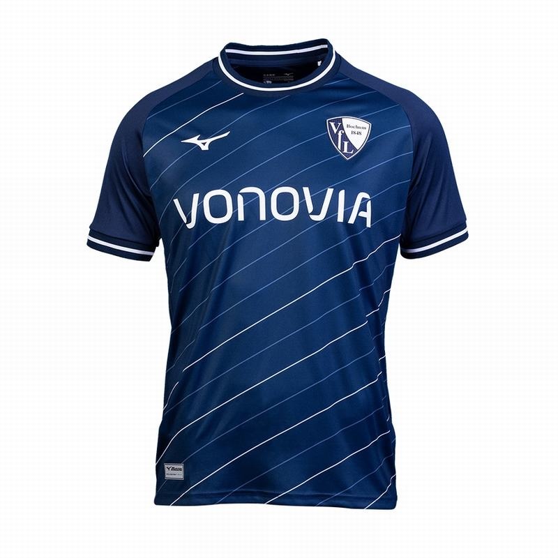 Navy Men\'s Mizuno Home Jersey Vfl Bochum M Tops | DBW198254