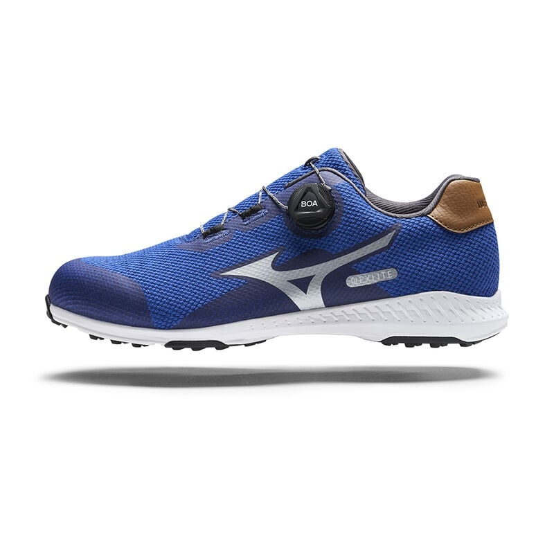 Navy Men\'s Mizuno Nexlite 008 BOA Golf Shoes | DWX732691