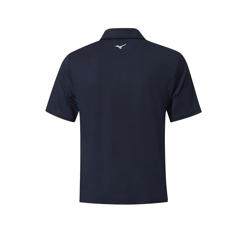 Navy Men's Mizuno QD Elite Gradient Tops | ZPU591760