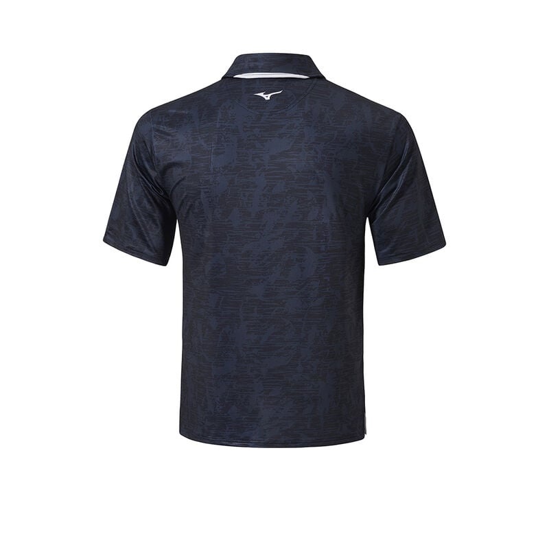 Navy Men's Mizuno QD Hazard Polo | MAZ356109