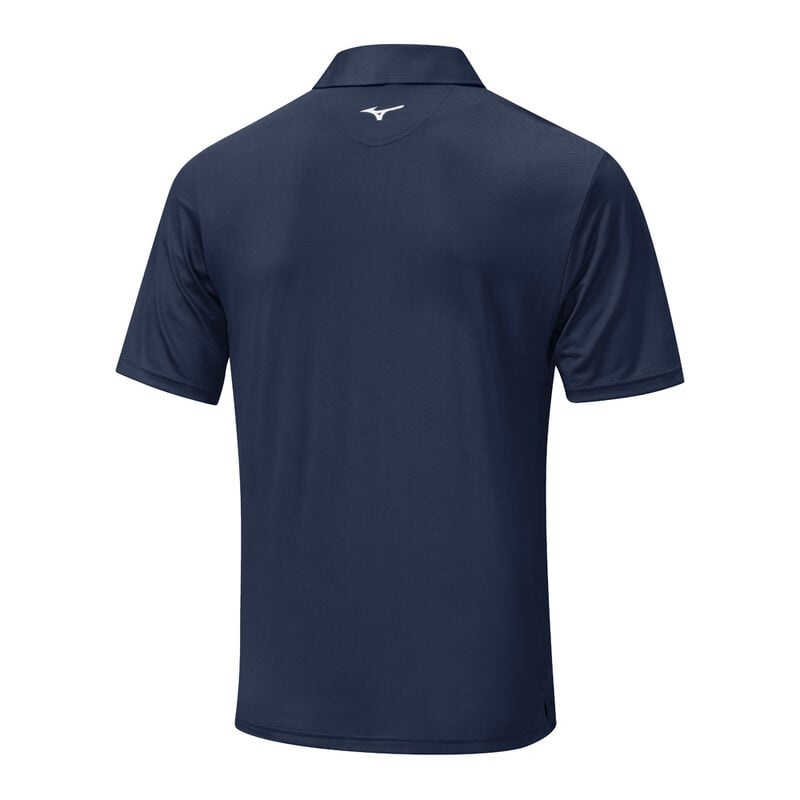 Navy Men's Mizuno Quick Dry Mirage Polo | ZHD382651