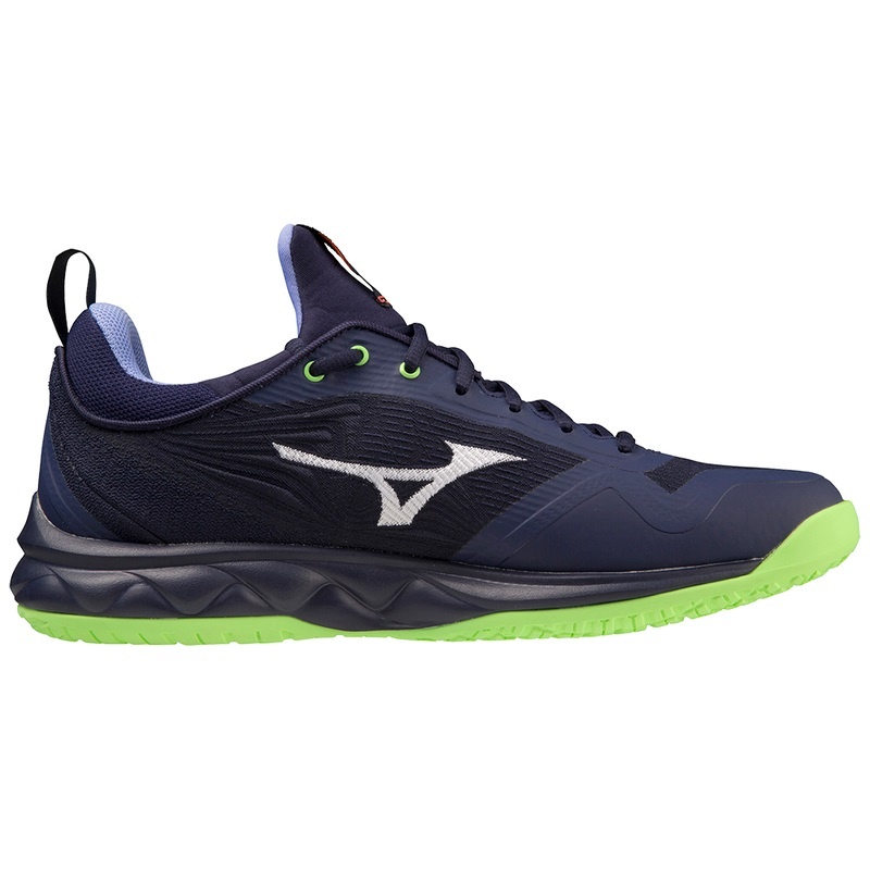 Navy Men's Mizuno Wave Luminous 2 Volleyball Shoes | SIO120395