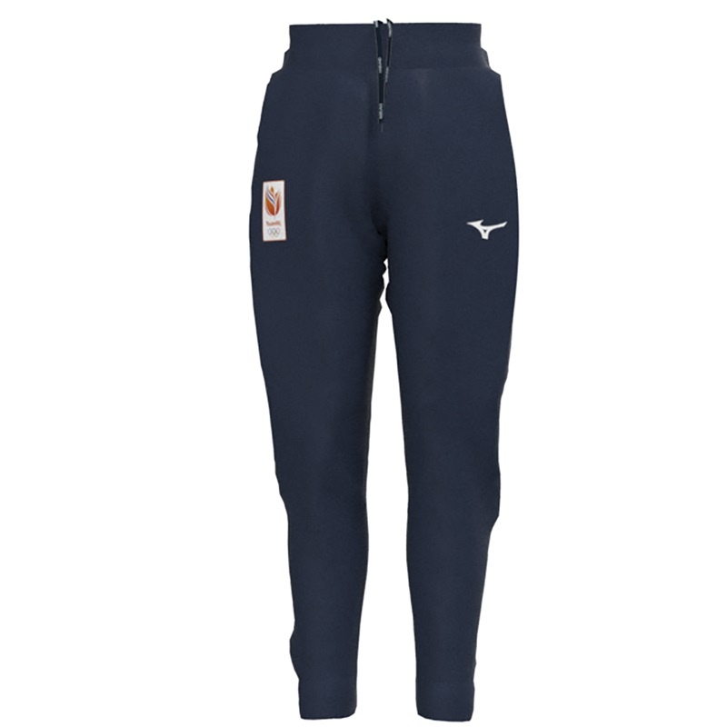 Navy Women\'s Mizuno Nevobo Freetime Sweat Pants | BKR257160