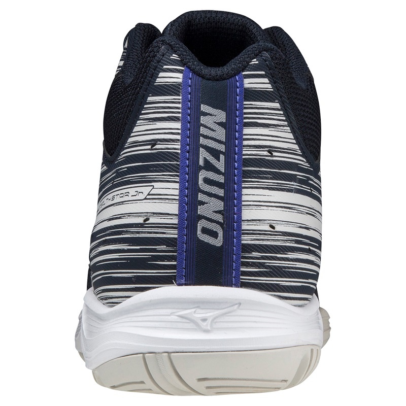 Navy Women's Mizuno Stealth Star Mid Jr Handball Shoes | KWG490372